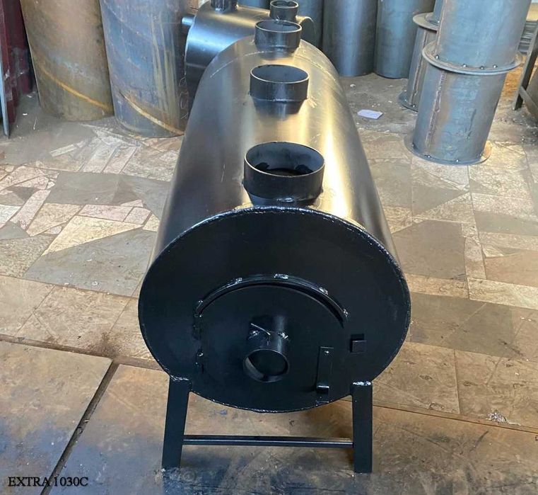 ОТ ЗАВОДА! 1030м3! ОБДУВ! 6мм! Печь Буржуйка Булерьян Теплогенератор