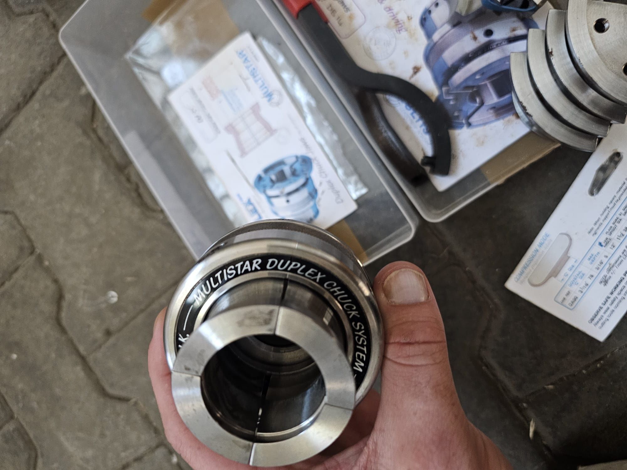 Uchwyt Multistar Duplex Chuck System MK3/MT3 Zestaw Tokarka