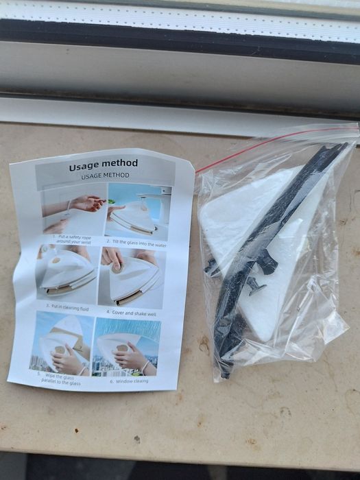 Limpeza de vidros magnético