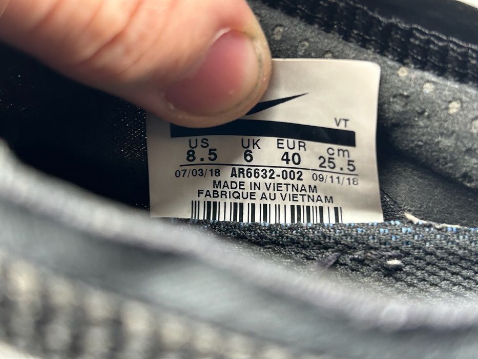 Оригінал! Кросівки Nike Vapormax 40 розмір М05152