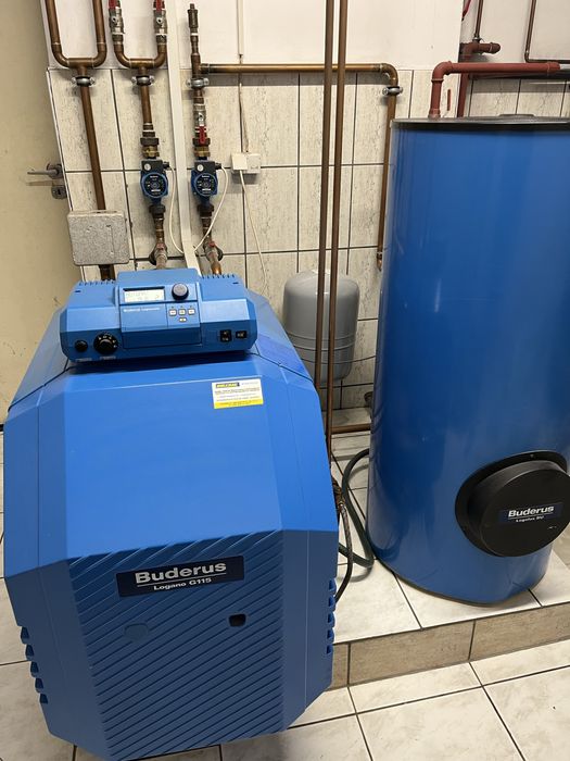 Sprzedam całe wyposażenie kotłowni z piecem BUDERUS