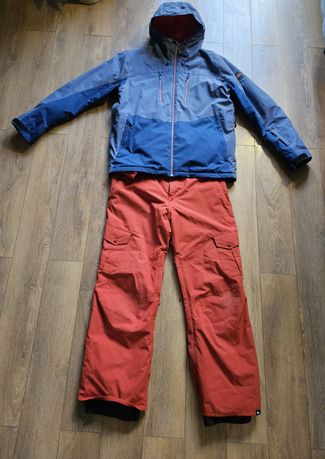 Komplet snowboardowy/narciarski Quicksilver kurtka xxl+spodnie xl