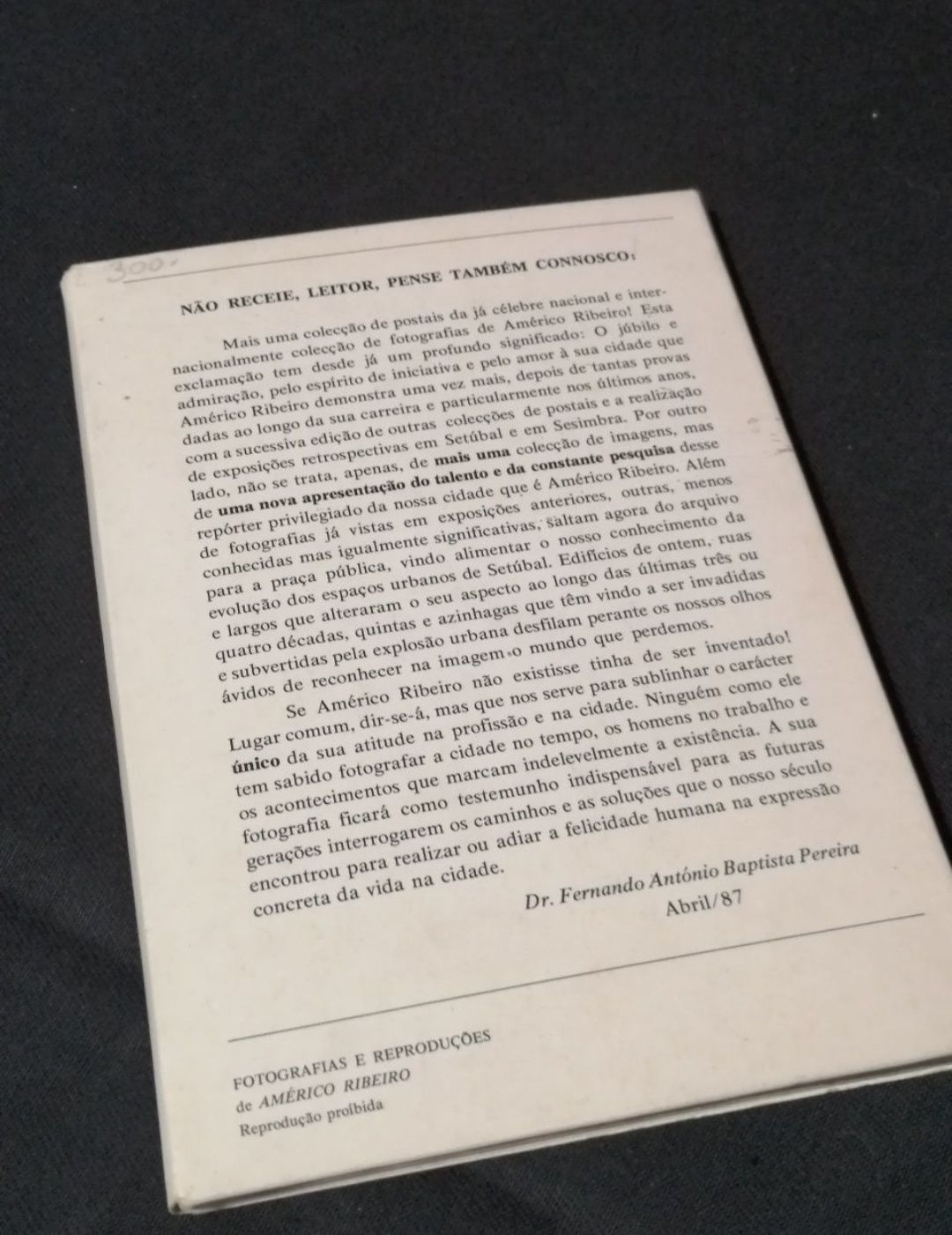 Conjunto de postais muito antigos de Setúbal