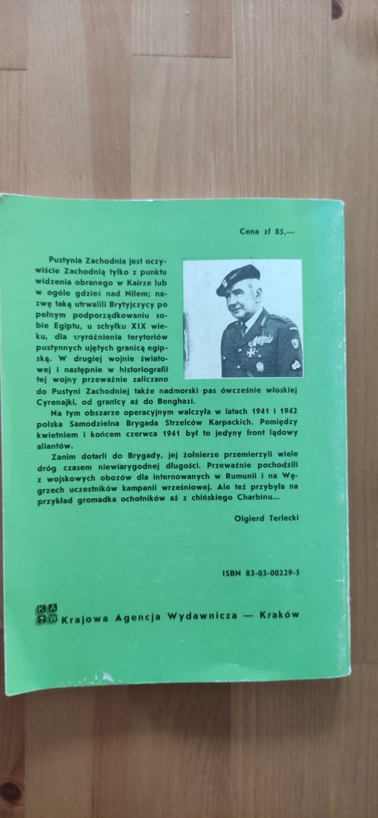 "Bojowe szlaki pustynne" Olgierd Terlecki