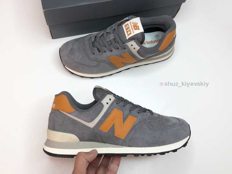 Замшевые Мужские Кроссовки 42 New Balance 574 Оригинал Новые Обувь +