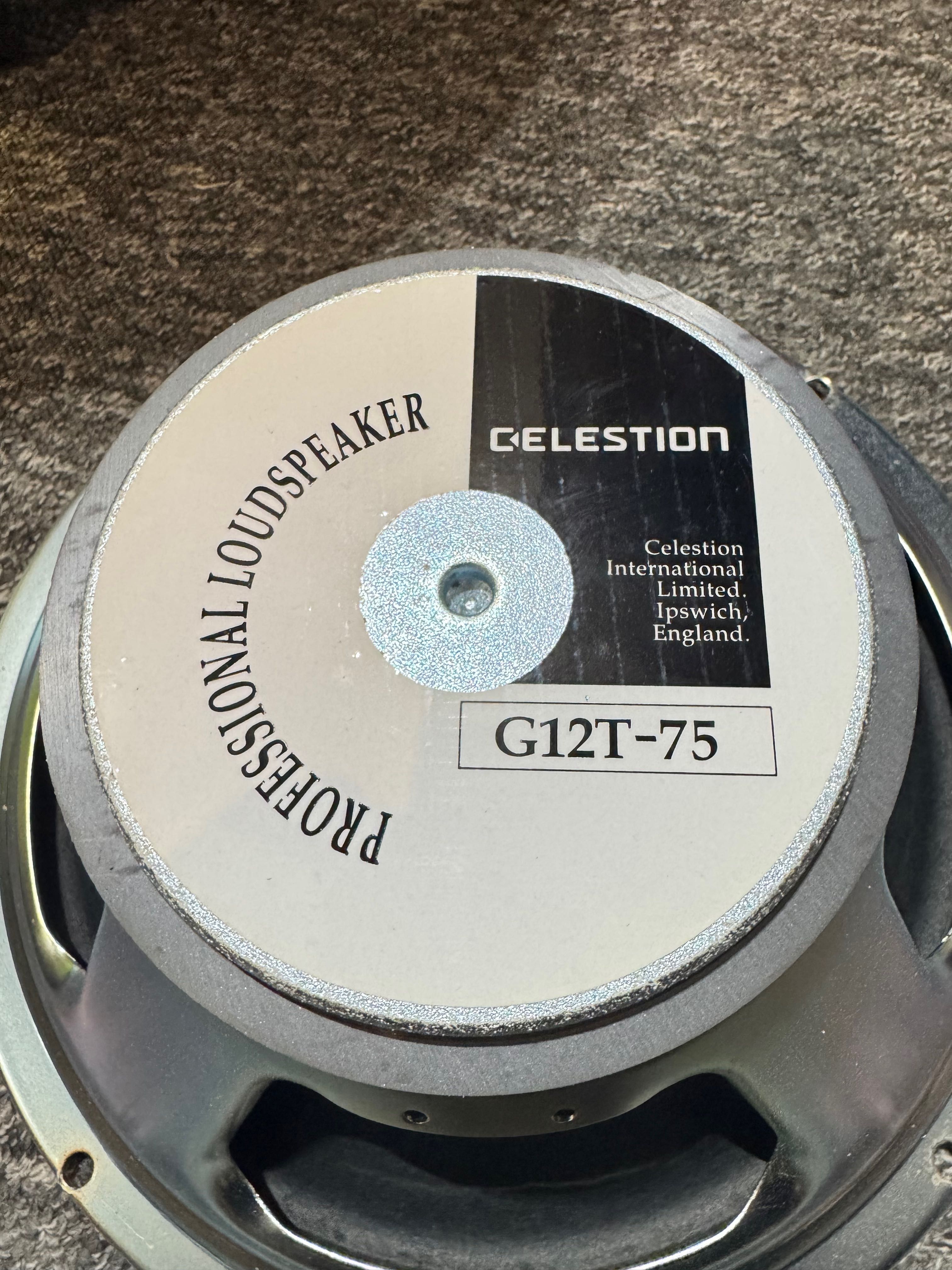 4 x Celestion G12T-75 16 Ohm Głośnik Gitarowy / Basowy
