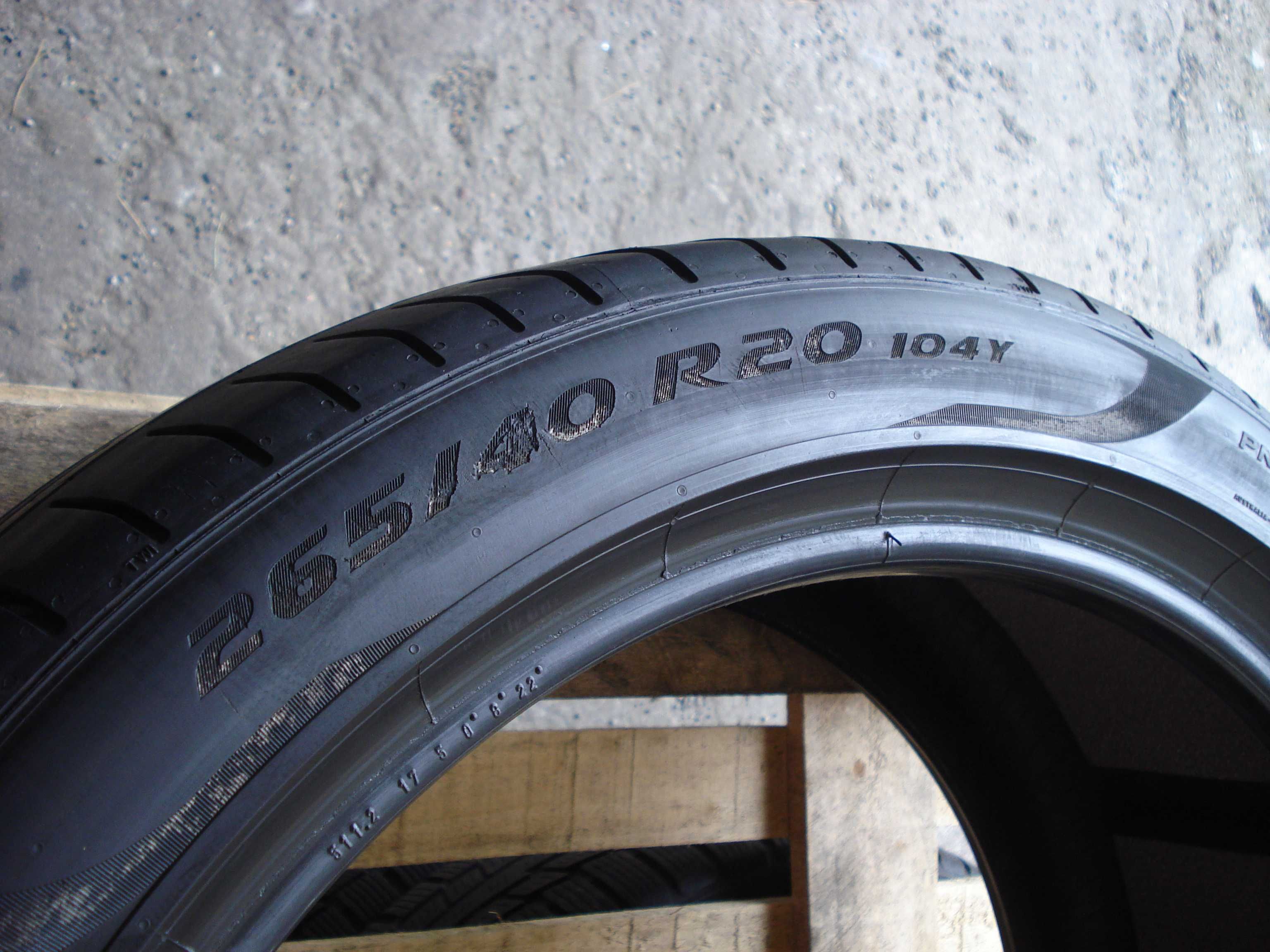 Pirelli P Zero  265/40 r 20  2 - sztuki letnie 2022 rok