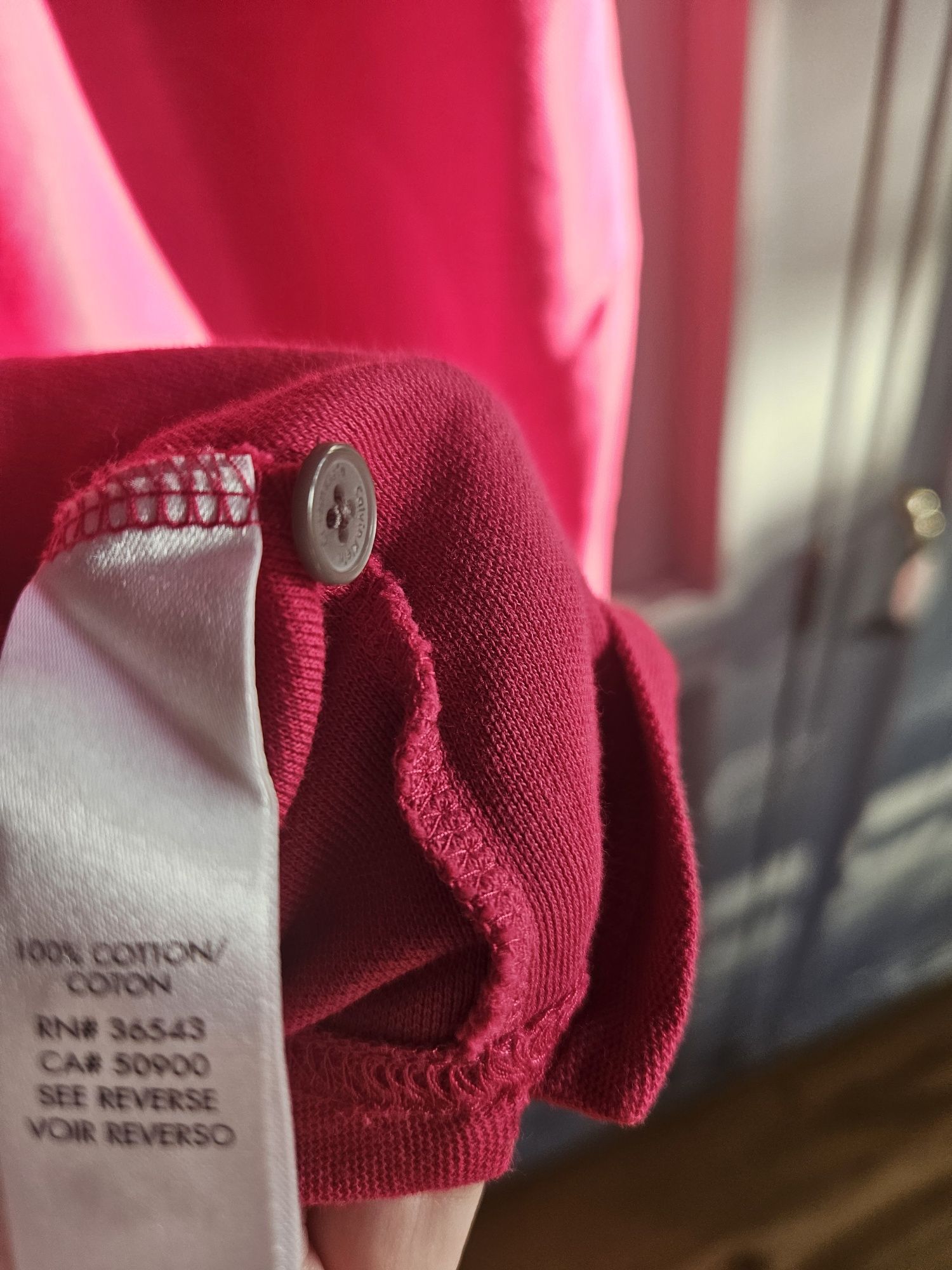 Polo różowe Calvin Klein XXL Super.