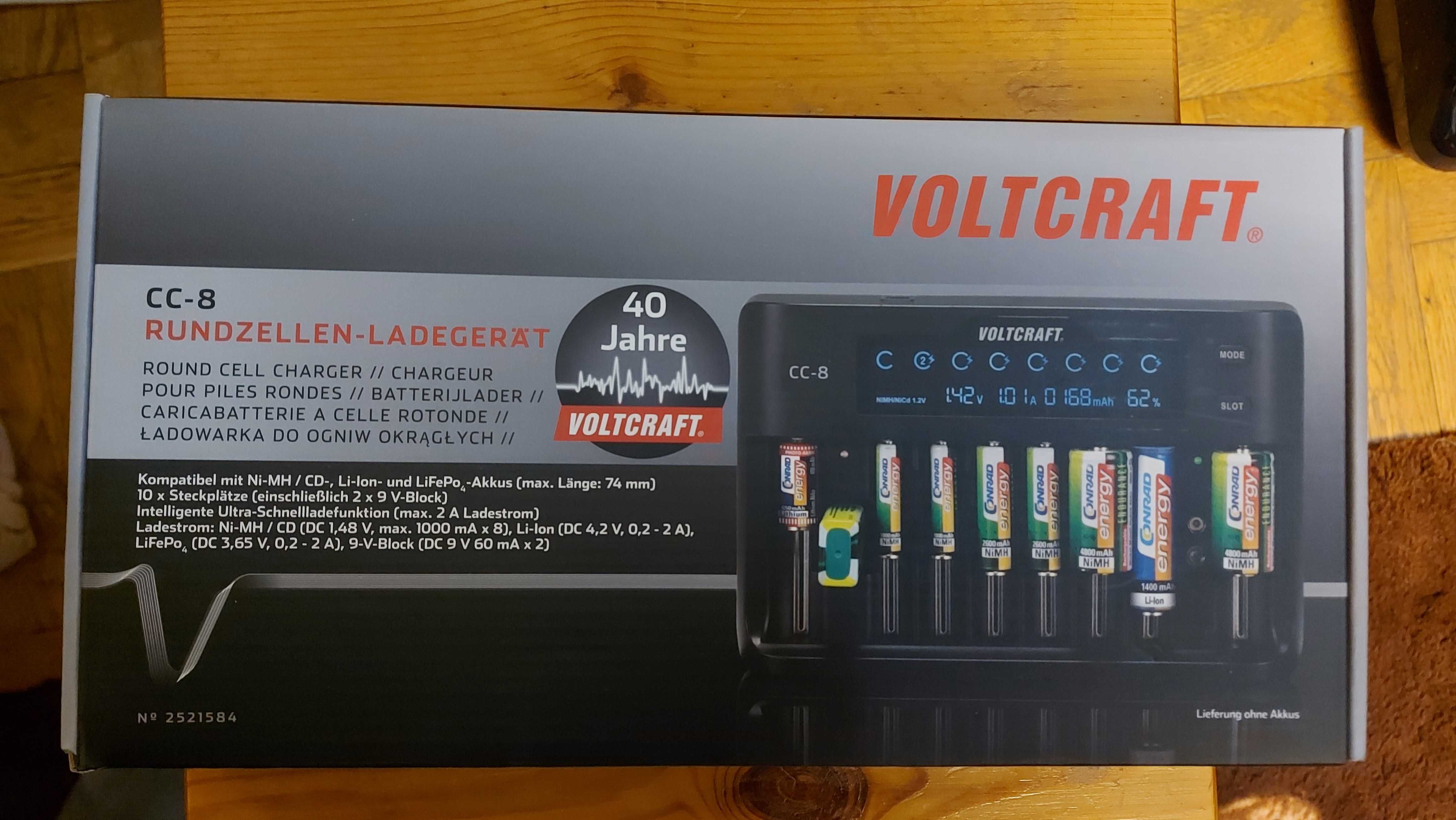 Продам новий зарядний пристрій Voltcraft CC-8
