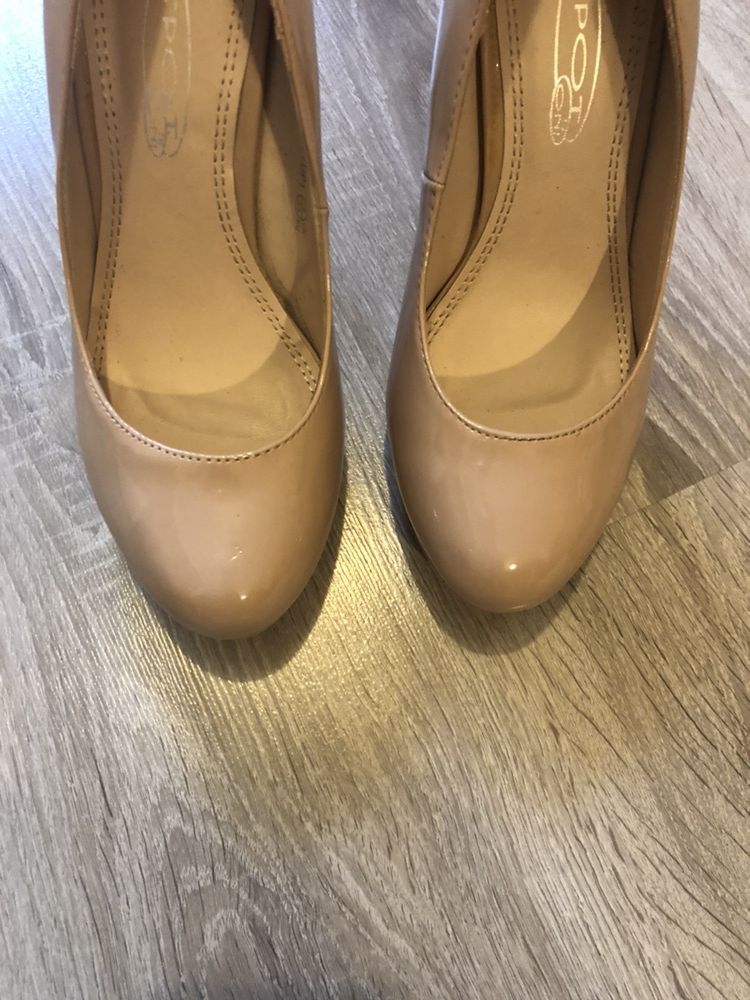 Buty na obcasie + fleki zapasowe, rozmiar 38. Wkladka 24 cm