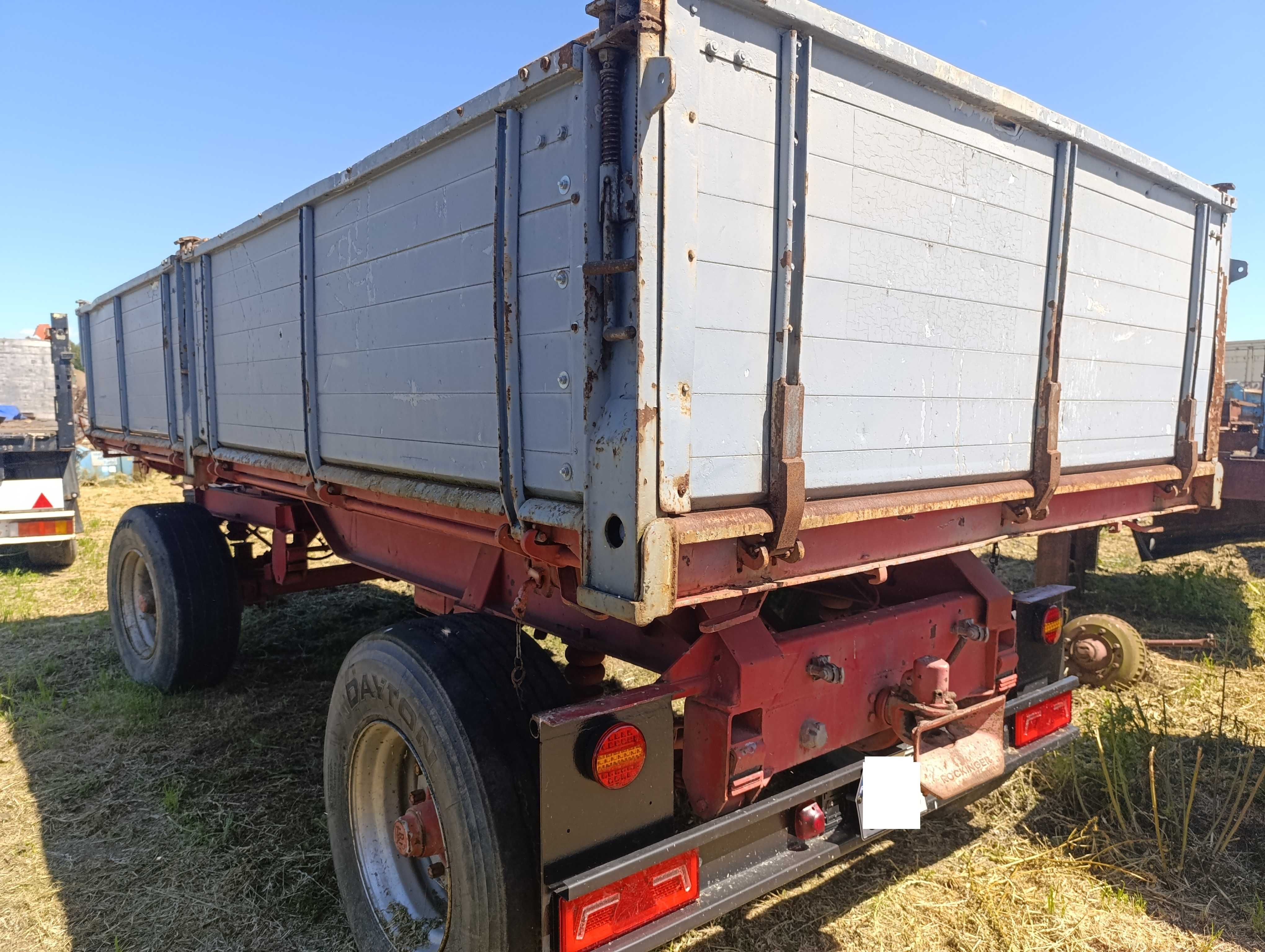 Przyczepa rolnicza wywrotka 3 stronny kiper 12 ton