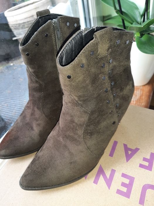 Botki ocieplane damskie r.36