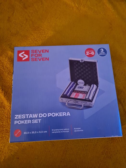 NOWY Zestaw do pokera w walizce