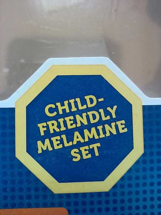 Conjunto copo, taça e colher em melamina da Patrulha Pata - NOVO