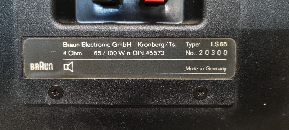 Kolumny BRAUN LS 65. BOX