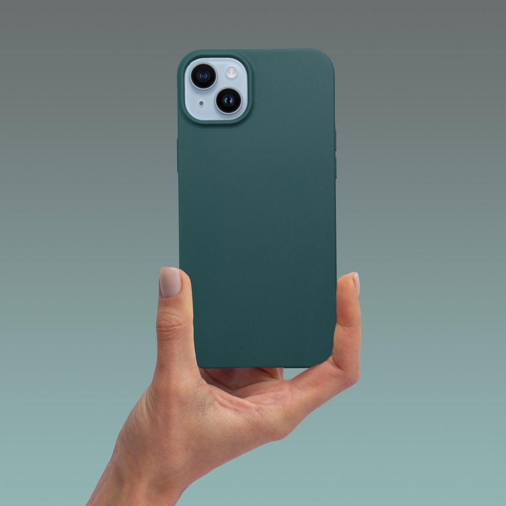 Futerał MATT do IPHONE 12 ciemnozielony