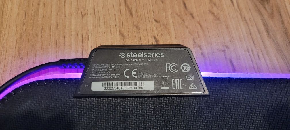 Podkładka mata steelseries podświetlana  32x27