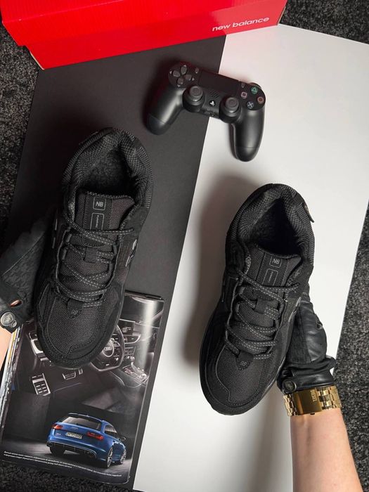 Чоловічі кросівки нью беланс на хутрі New Balance 1906R Fur All Black