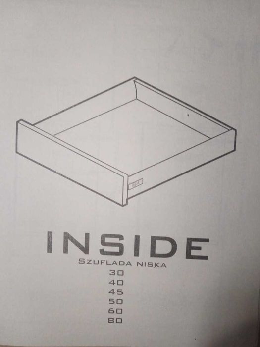 Szuflada do mebli kuchennych z Agata Meble (Inside system box biały)
