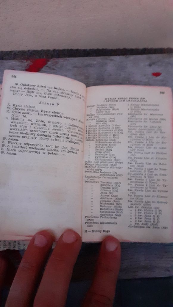 Stary modlitewnik Moja Wiara 1968
