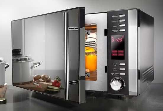 Mikrofalówka Privileg 3w1 25L 900W – Grill 1100W, Termoobieg 2500W