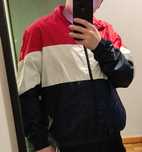 Casaco de Homem - Bershka - Vermelho, Azul e Branco