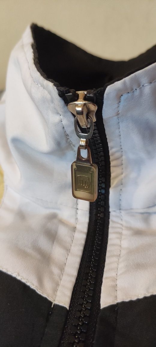 Dres dresik bluza ZIP rozpinana zamek złota kurtka oversize vintage