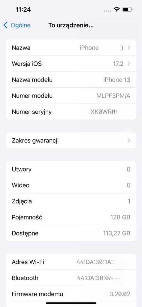 iPhone 13 128 GB Midnight Bateria 90% bdb+