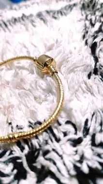 Nowa złota bransoletka żmijka baza do charms zawieszka Pandora Prezent