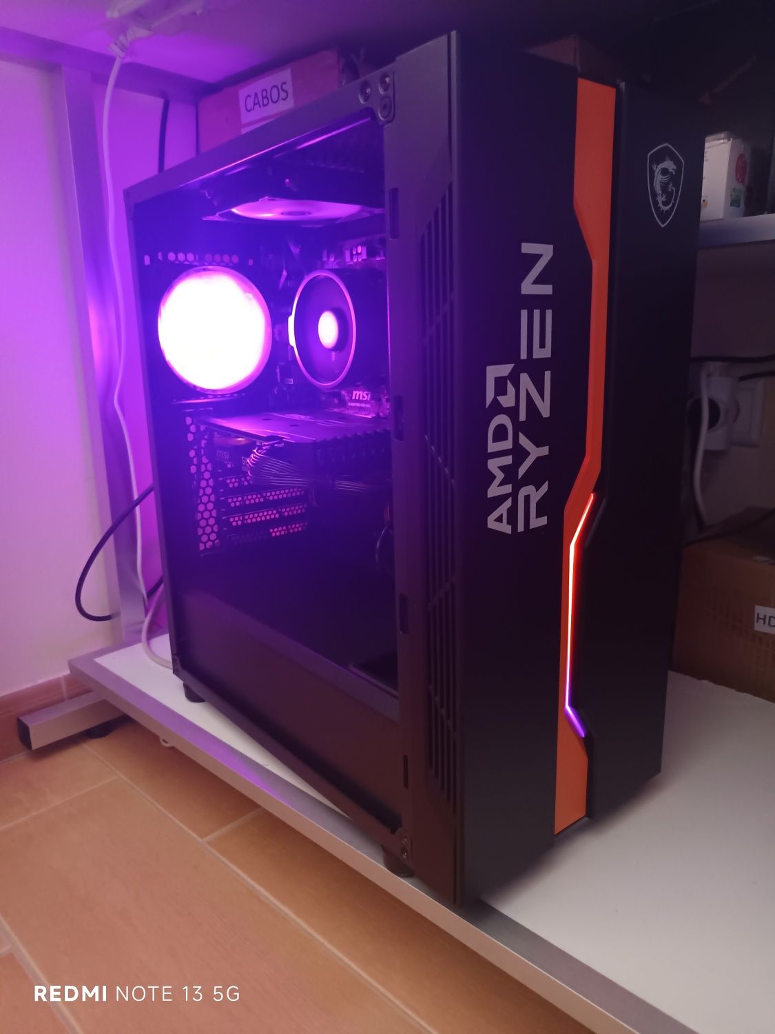 Desktop MSI  Ryzen 5 3600 4.2 GHz Turbo