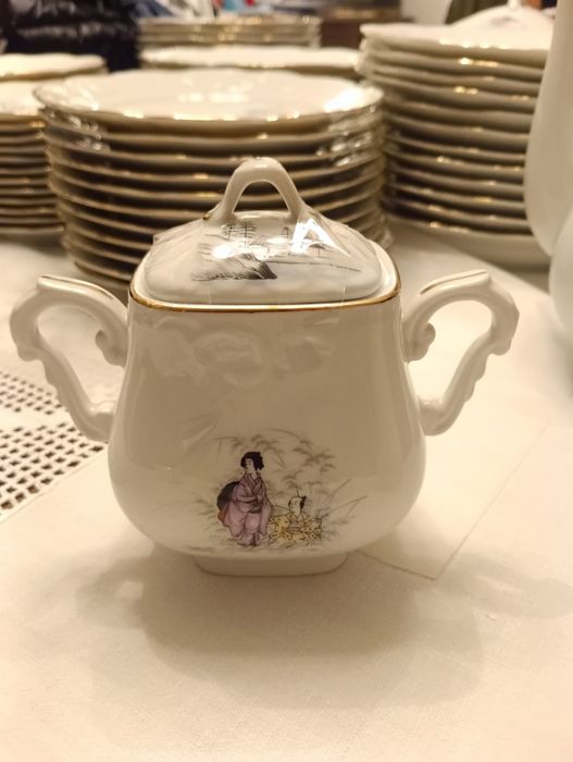 Serviço jantar e de café  Vista Alegre(Otaru) sem uso