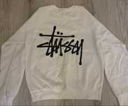 білий світшот stussy, розмір S