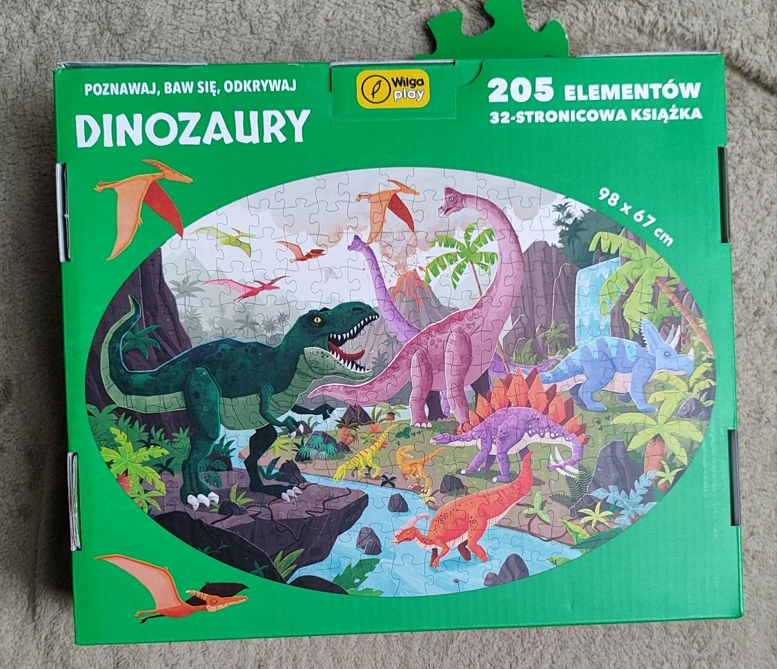 Puzzle i książka (205 elementów). Nowy!