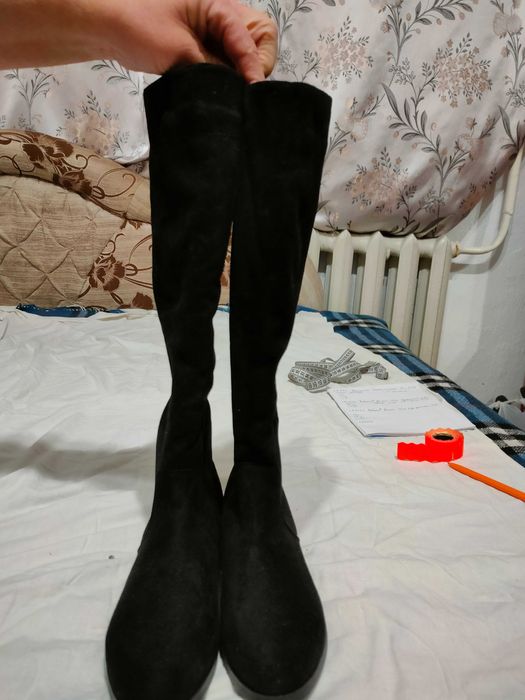 Чоботи жіночі зимові високі ITTS 36 р. такі як замш Нові LV1024