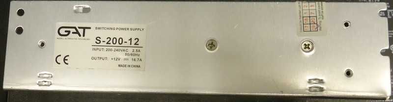 Zasilacz Modułowy Transformator LED Do Taśm LED 200W 16.7A 12V