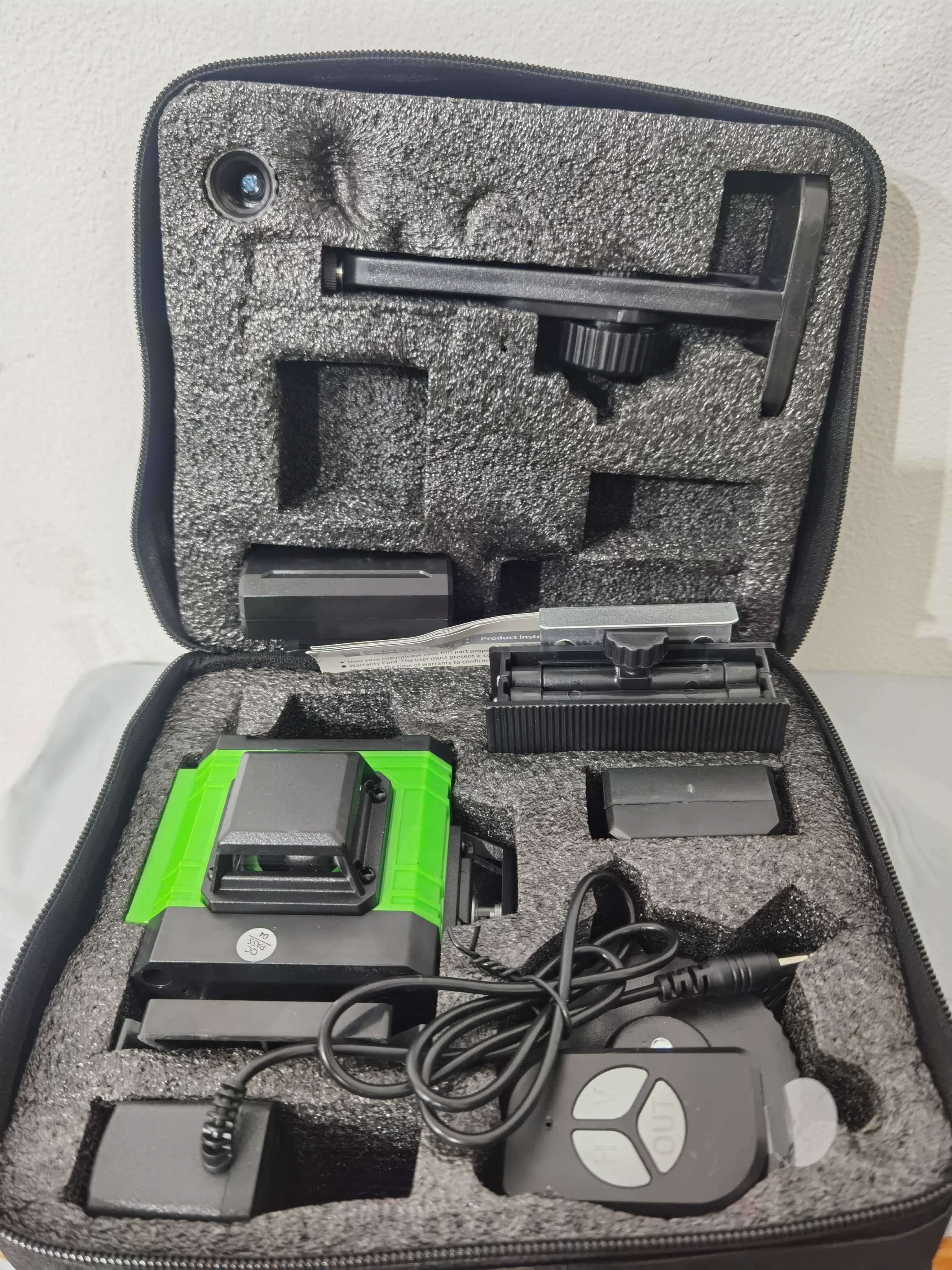 NÍVEL LASER 12 LINHAS 2 baterias