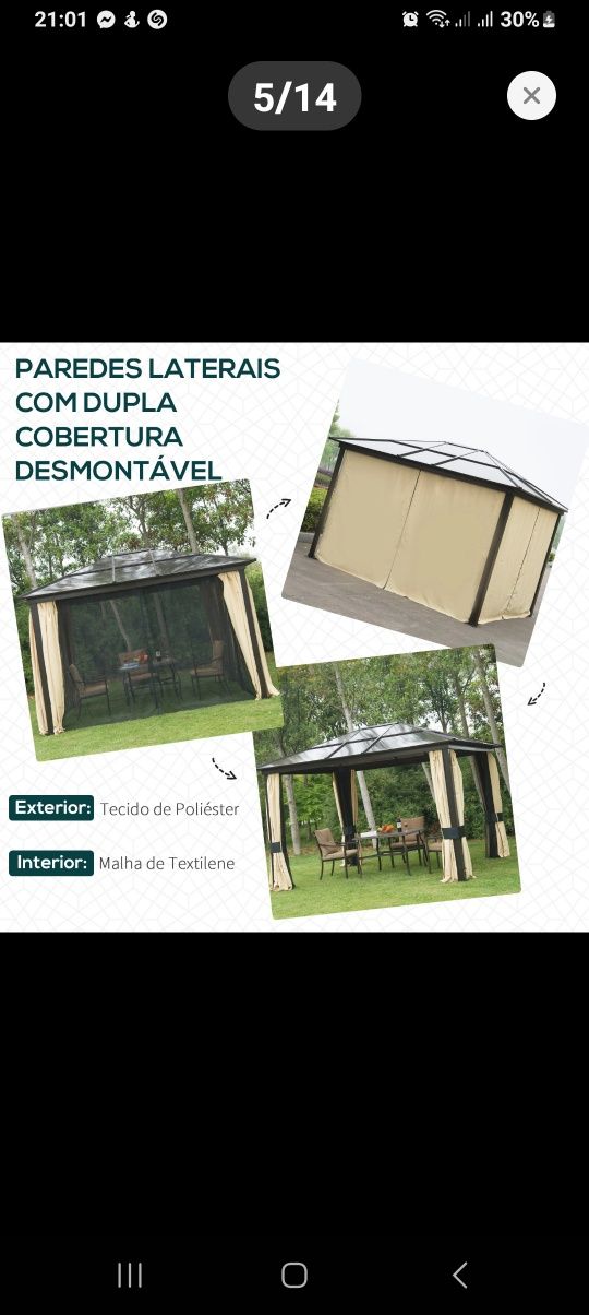 Inverno cortinas de pergula premium