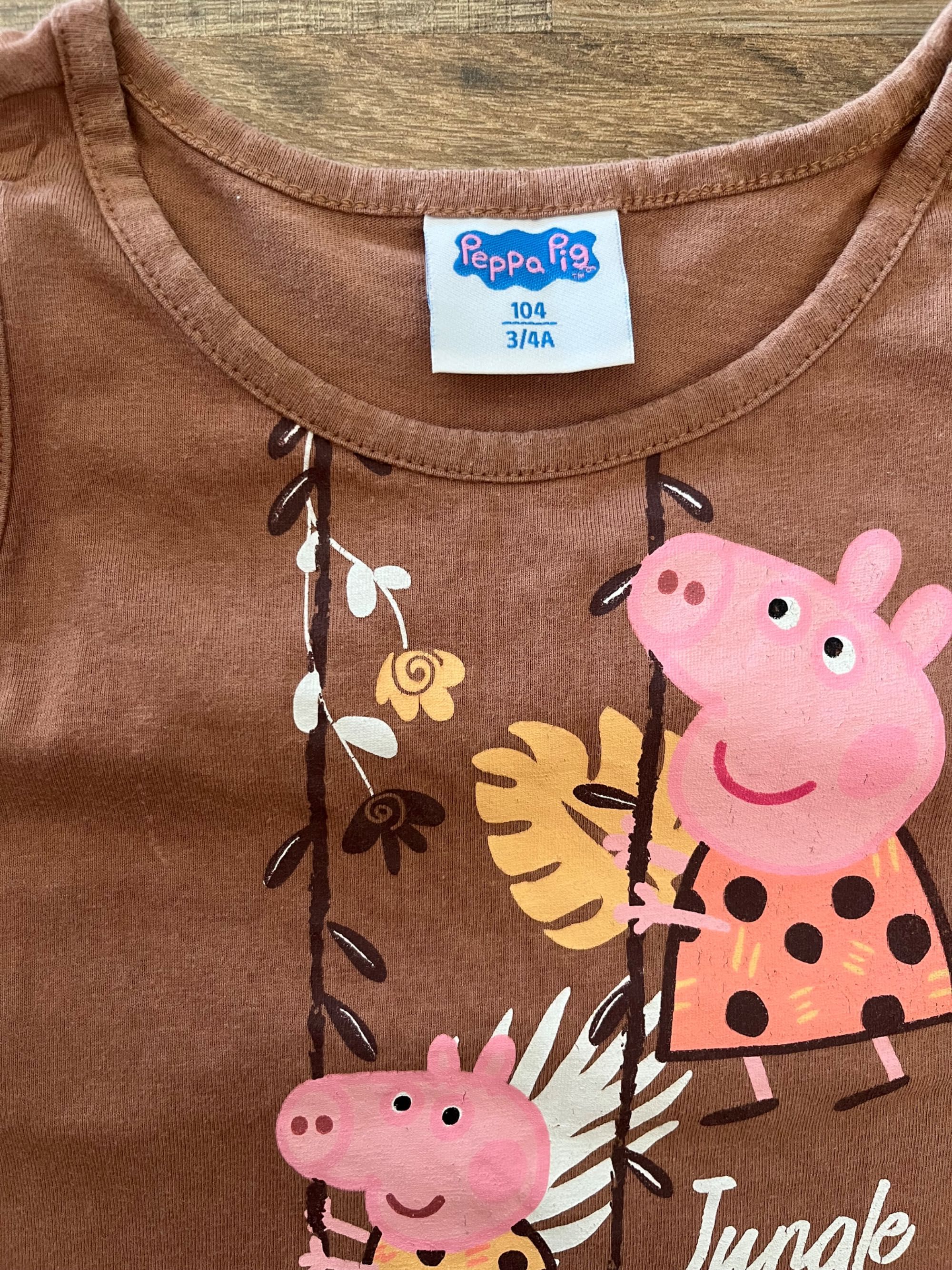 2 koszulki Świnka Peppa i Myszka Miki