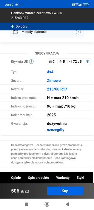 Opony zimowe Hankook