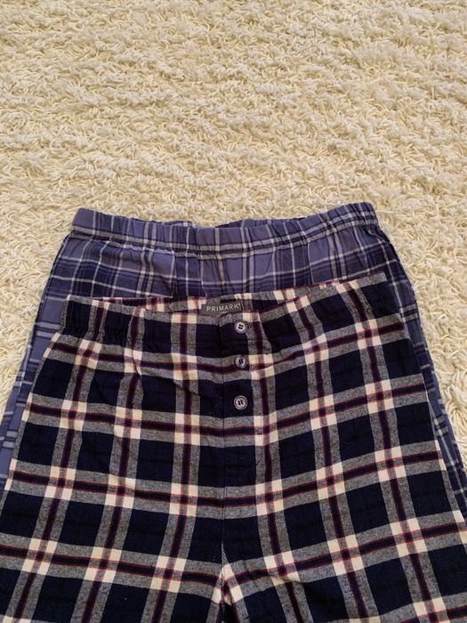 Чоловічі фланелеві(байкові )піжамні штани