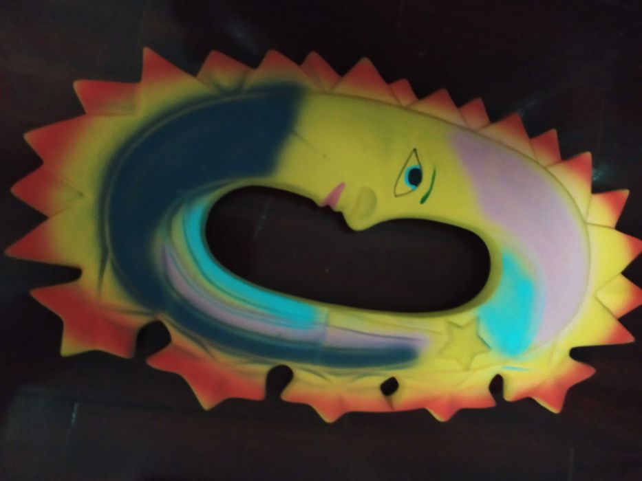 Decoração cerâmica Lua