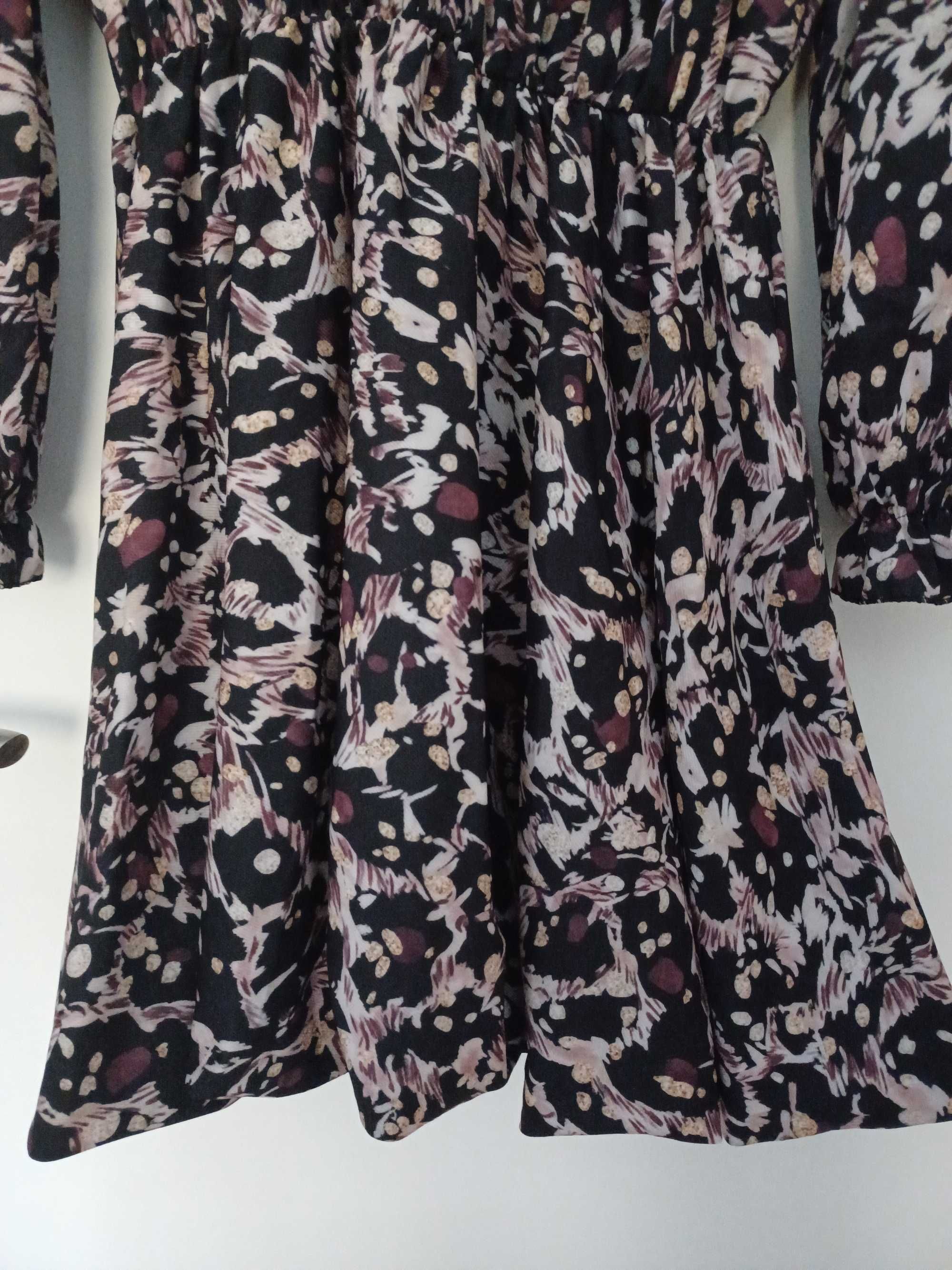 Sukienka plus size z wiskozy XXL