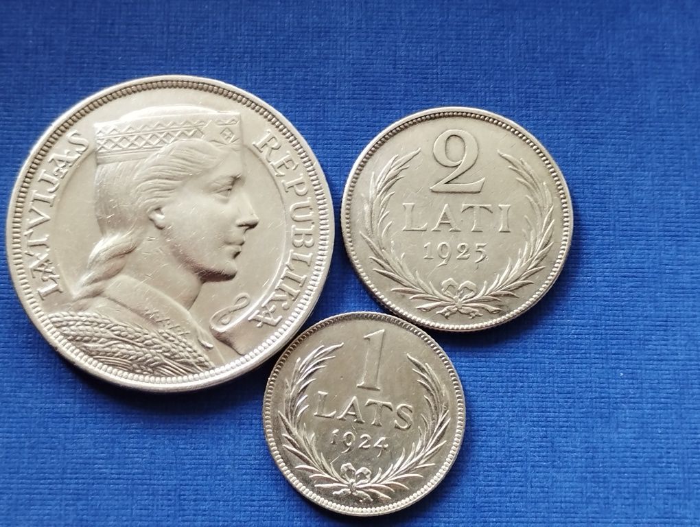 Монеты ,Австро-Венгрии,Венгрии. Латвии.Польши.