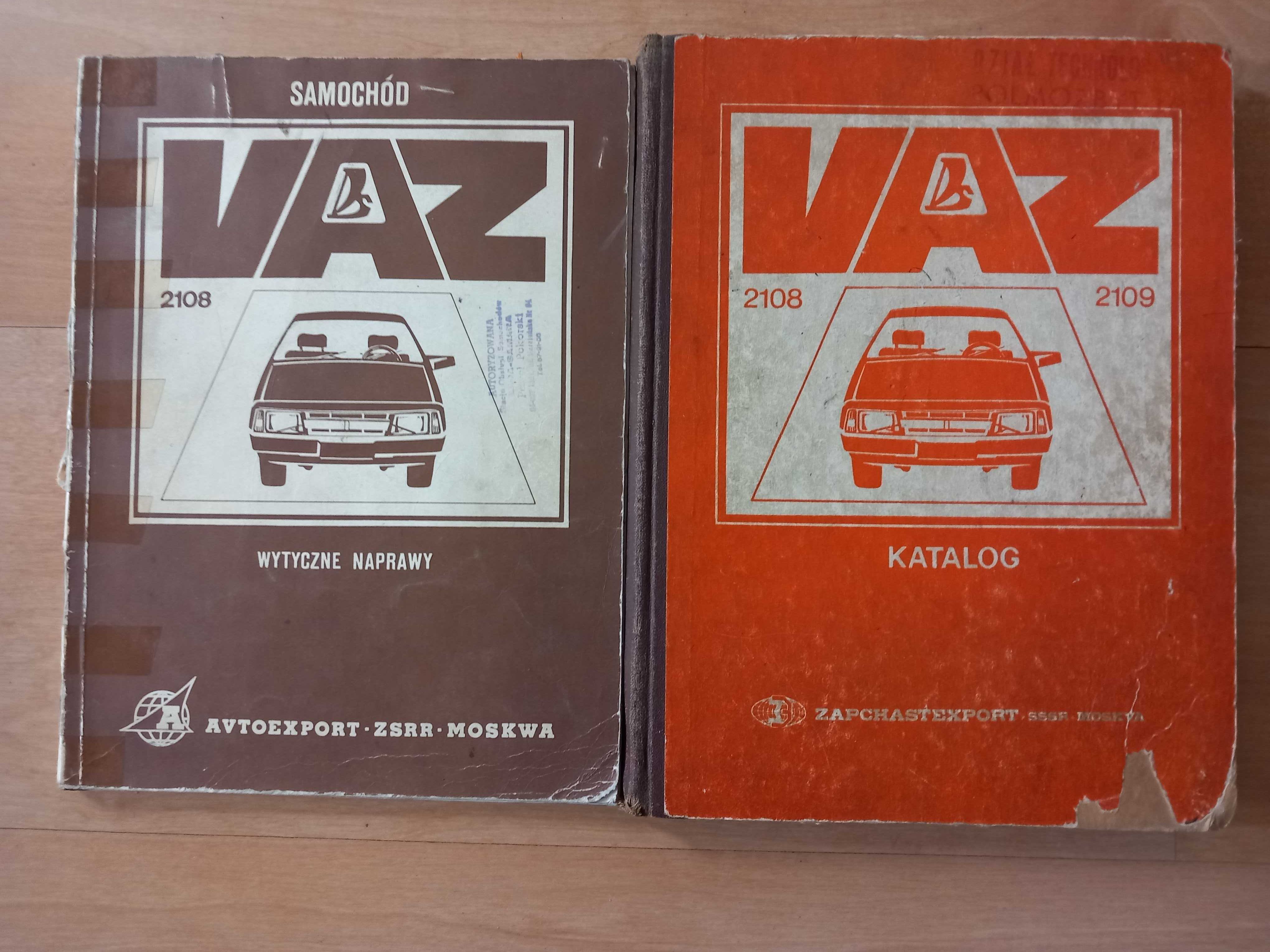 Łada Samara Sputnik VAZ 2108 instrukcja napraw katalog Waz 2108/2109