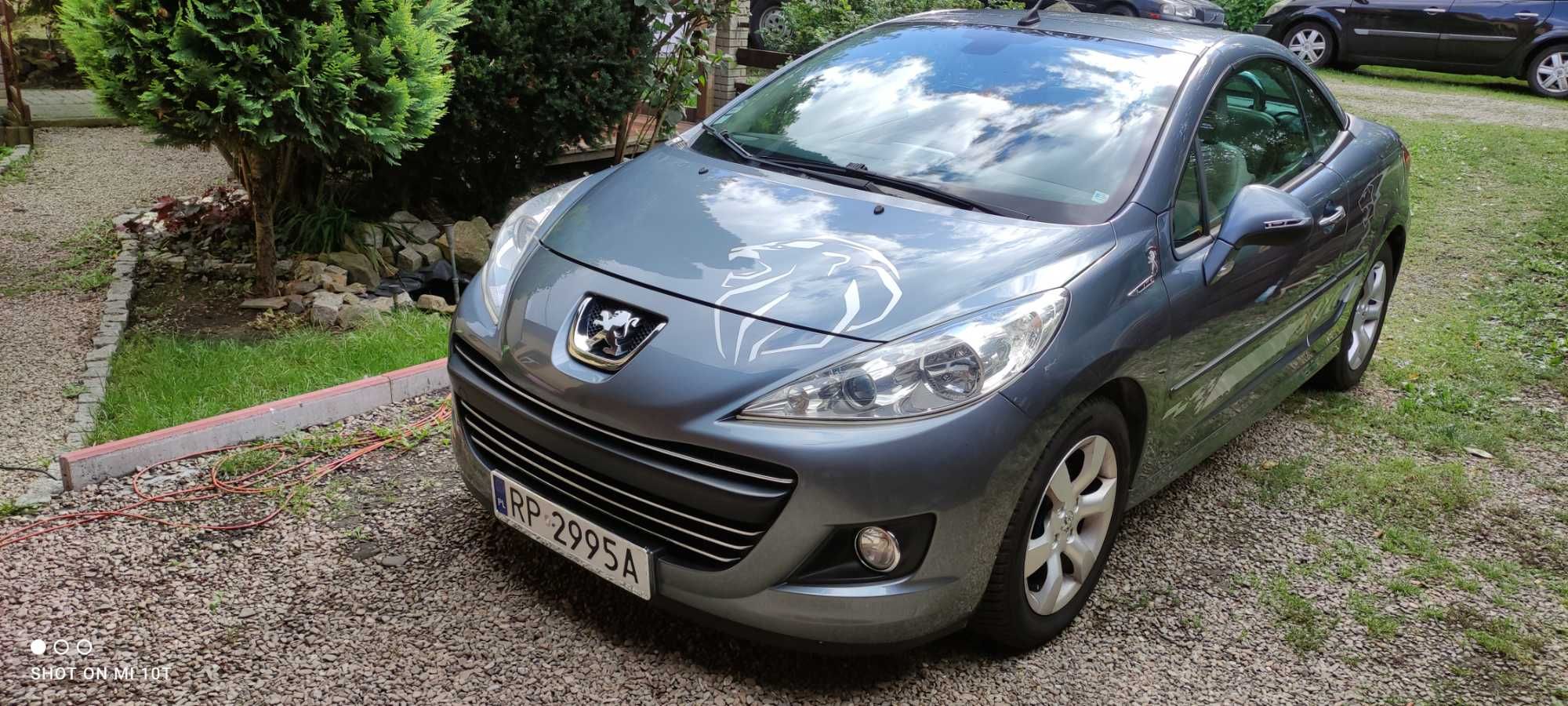Peugeot 207CC po Lifcie w cabrio, -opłaty do 2026r.