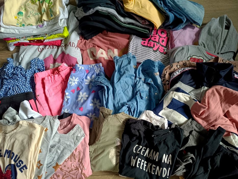 Paka ubrań dla dziewczynki 140-146 szt.80