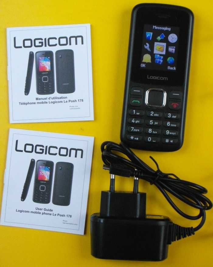 Klasyczny mały telefon Dual SIM LOGICOM Le Posh 178 latarka NOWY