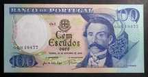 PORTUGAL - Nota 100 Escudos 1965 aUNC
