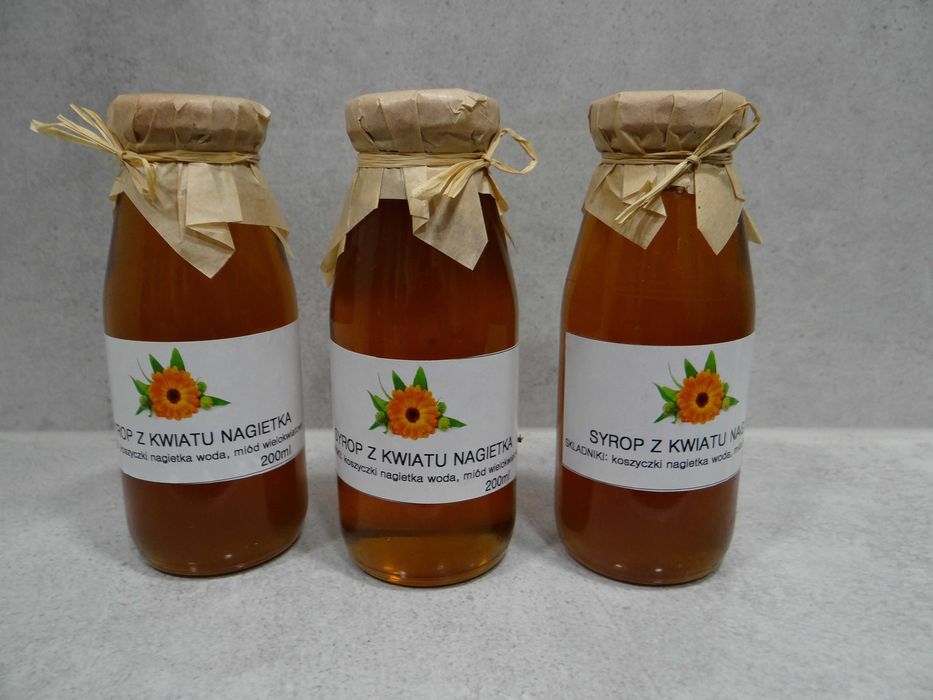 Syrop z nagietka-zestaw