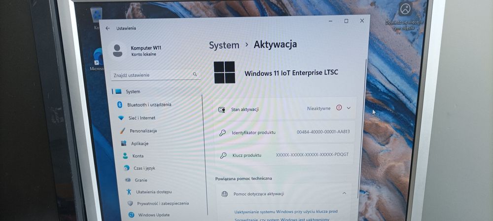 Dysk SSD 120gb z Windows 11 Ltsc.
